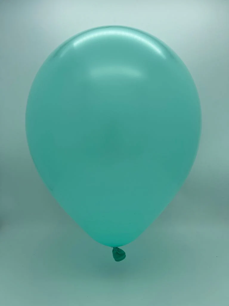 24" Kalisan Latex Balloons Standard Sea Green (5 Per Bag) - Image 2