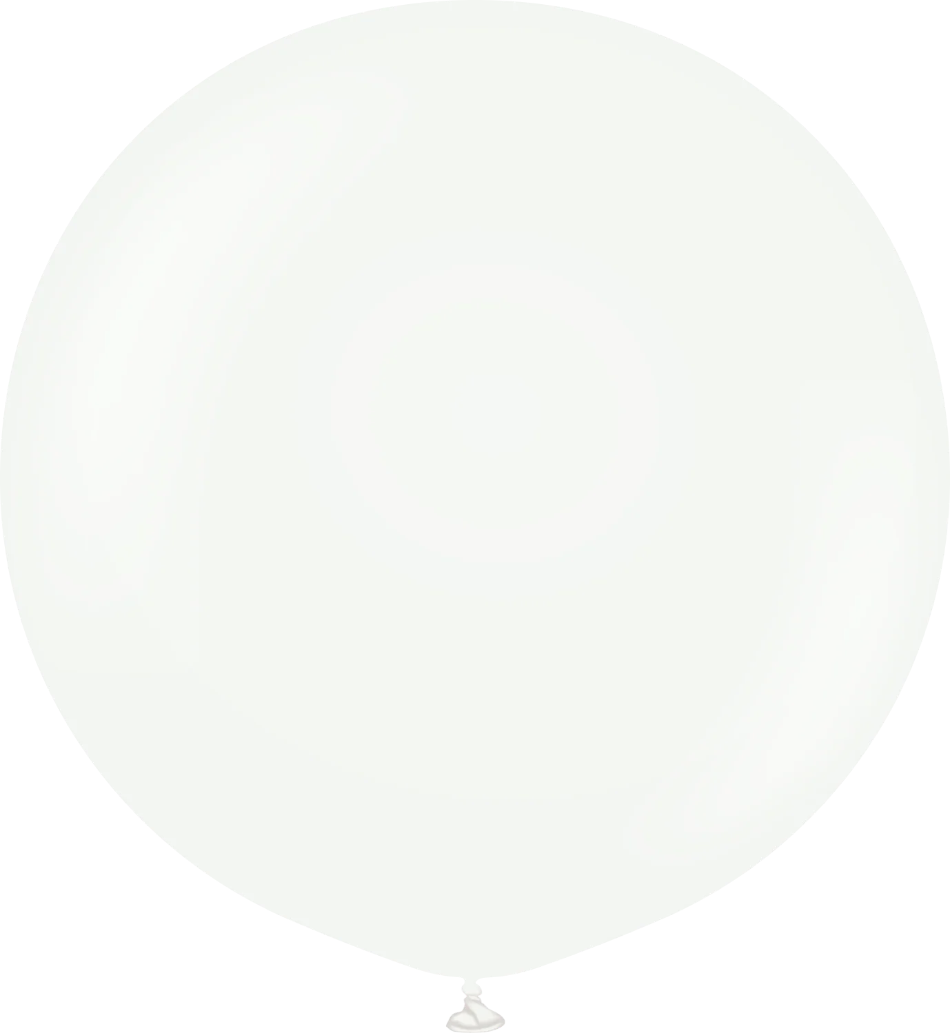 24" Kalisan Latex Balloons Standard White (5 Per Bag)