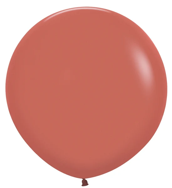 24" Latex Balloons (10 Per Bag) Deluxe Terracotta Sempertex/Betallatex
