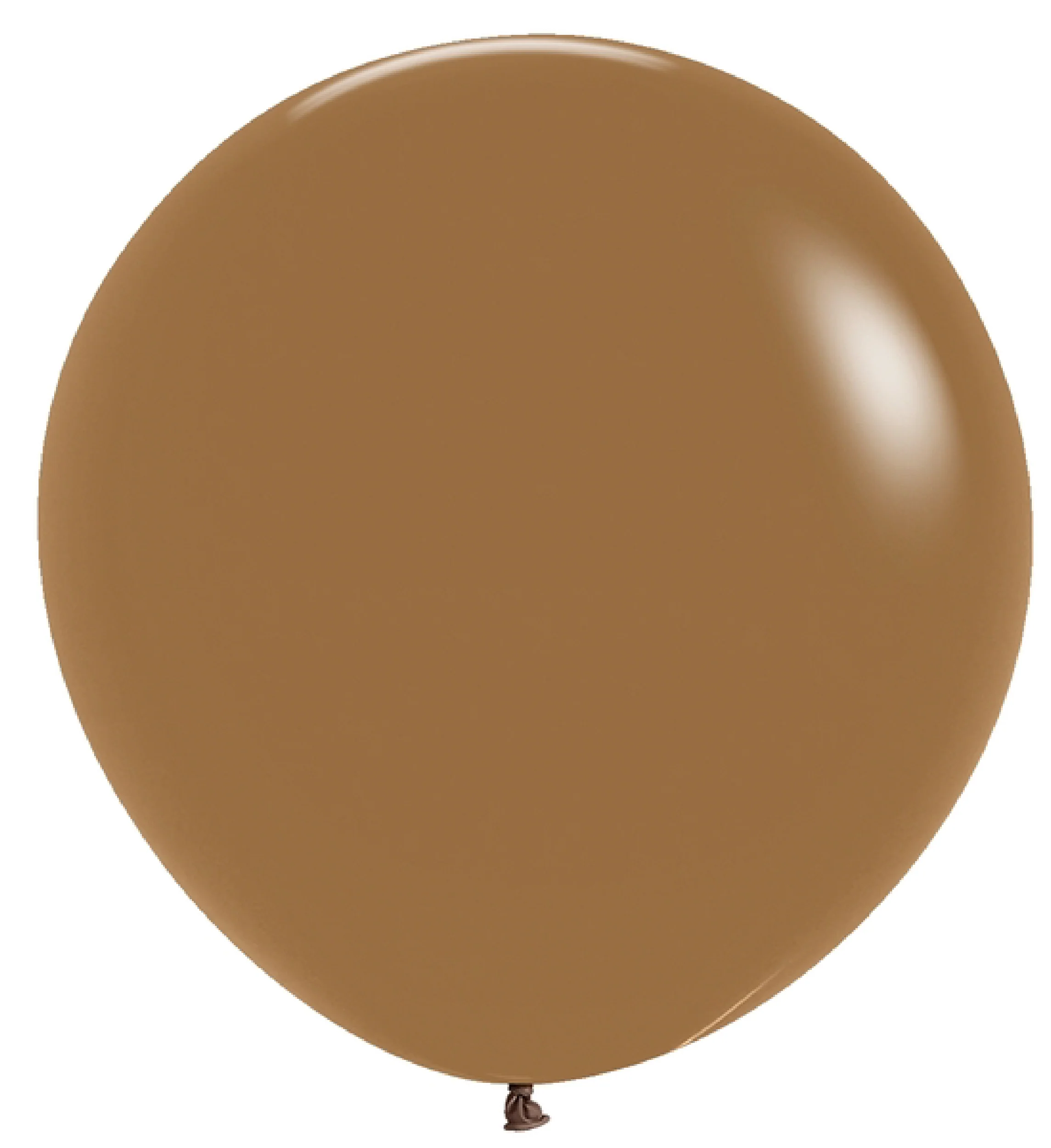 24" Latex Balloons (3 Per Bag) Deluxe Mocha Sempertex/Betallatex