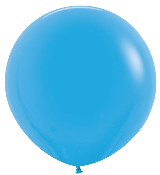 24" Latex Balloons (3 Per Bag) Fashion Blue Sempertex/Betallatex