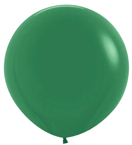 24" Latex Balloons (3 Per Bag) Fashion Forest Green Sempertex/Betallatex