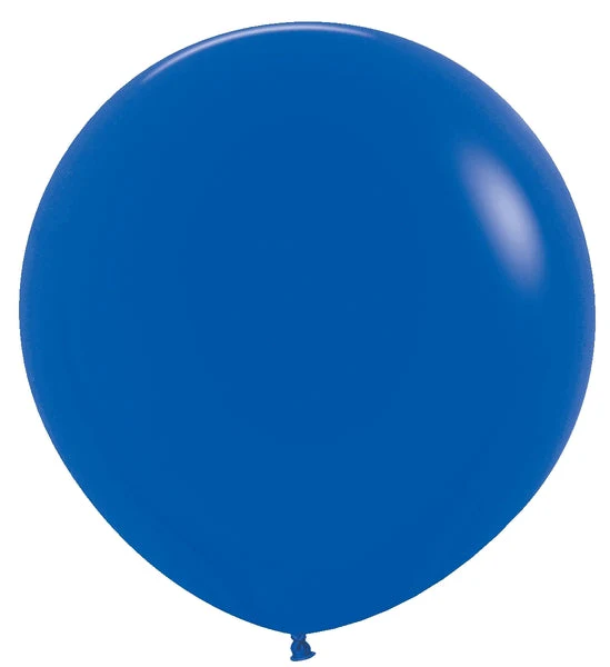 24" Latex Balloons (3 Per Bag) Fashion Royal Blue Sempertex/Betallatex