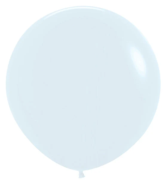 24" Latex Balloons (3 Per Bag) Fashion White Sempertex/Betallatex