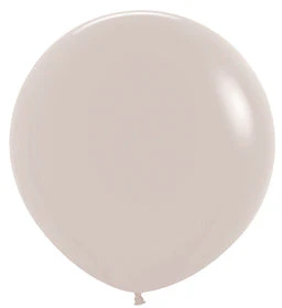 24" Latex Deluxe White Sand Latex Balloons (3 Per Bag) Sempertex/Betallatex