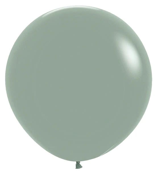 24" Sempertex/Betallatex Latex Balloons (3 Per Bag) Pastel Dusk Laurel Green
