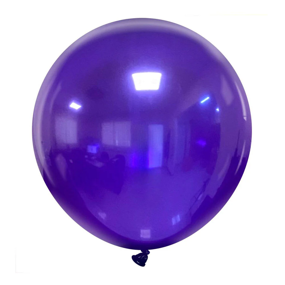 24" Cattex Brand Premium Brand Purple Crystal Balloons
