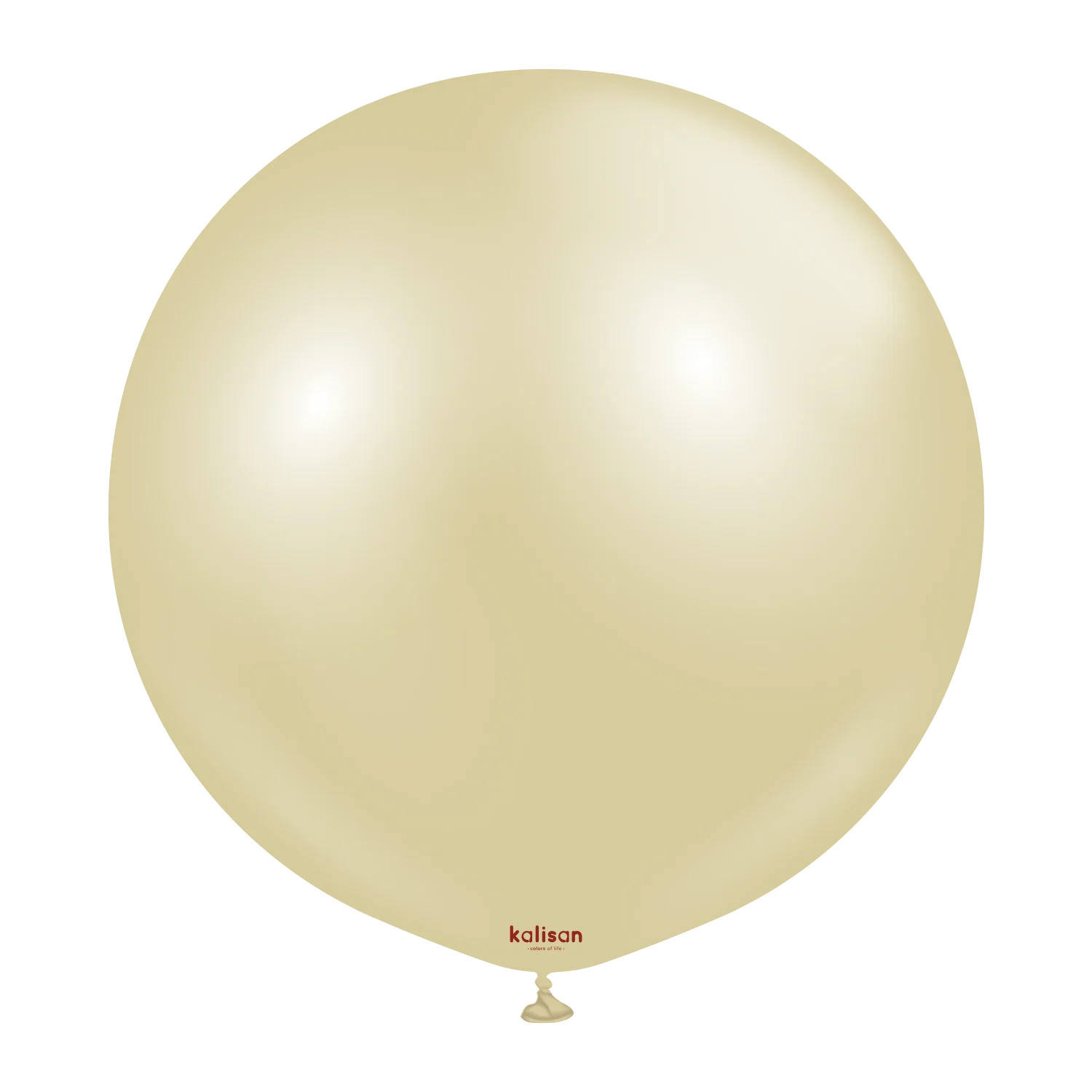 24" Kalisan Brand Latex Balloons Aura Antique Gold (2 Per Bag)