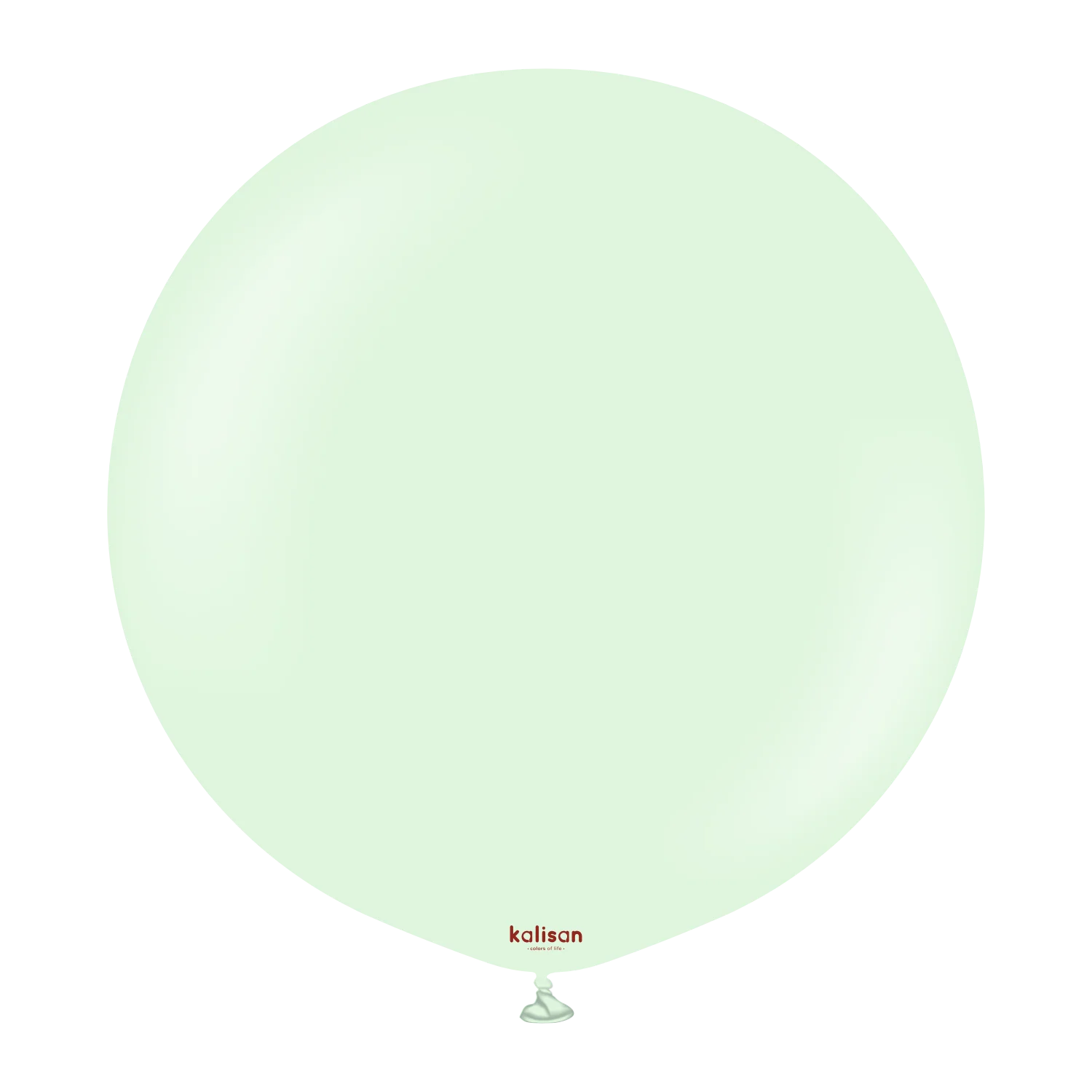 24" Kalisan Latex Balloons Standard Macaron Pale Green (5 Per Bag)