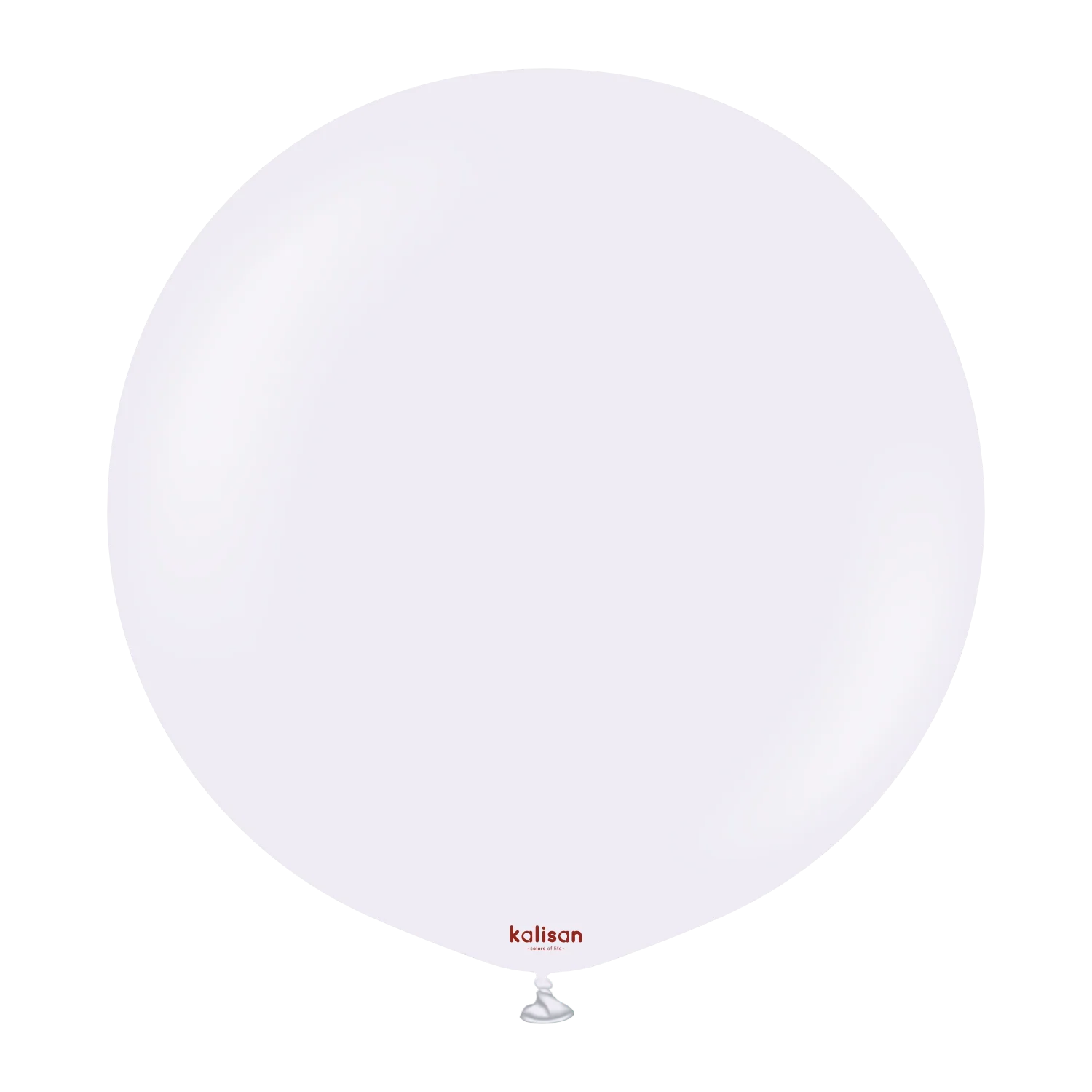 24" Kalisan Latex Balloons Standard Macaron Pale Lilac (5 Per Bag)