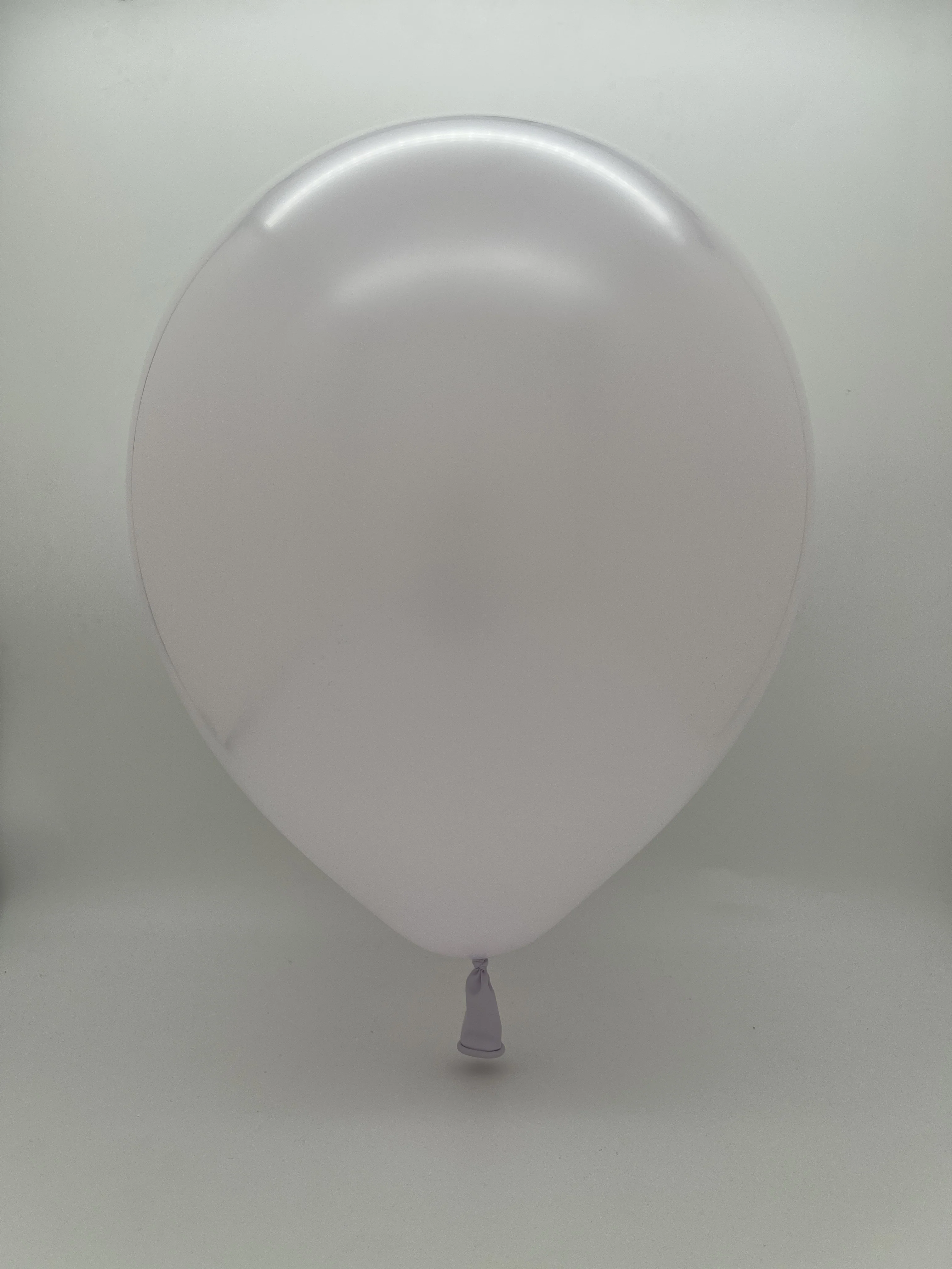 24" Kalisan Latex Balloons Standard Macaron Pale Lilac (5 Per Bag) - Image 2