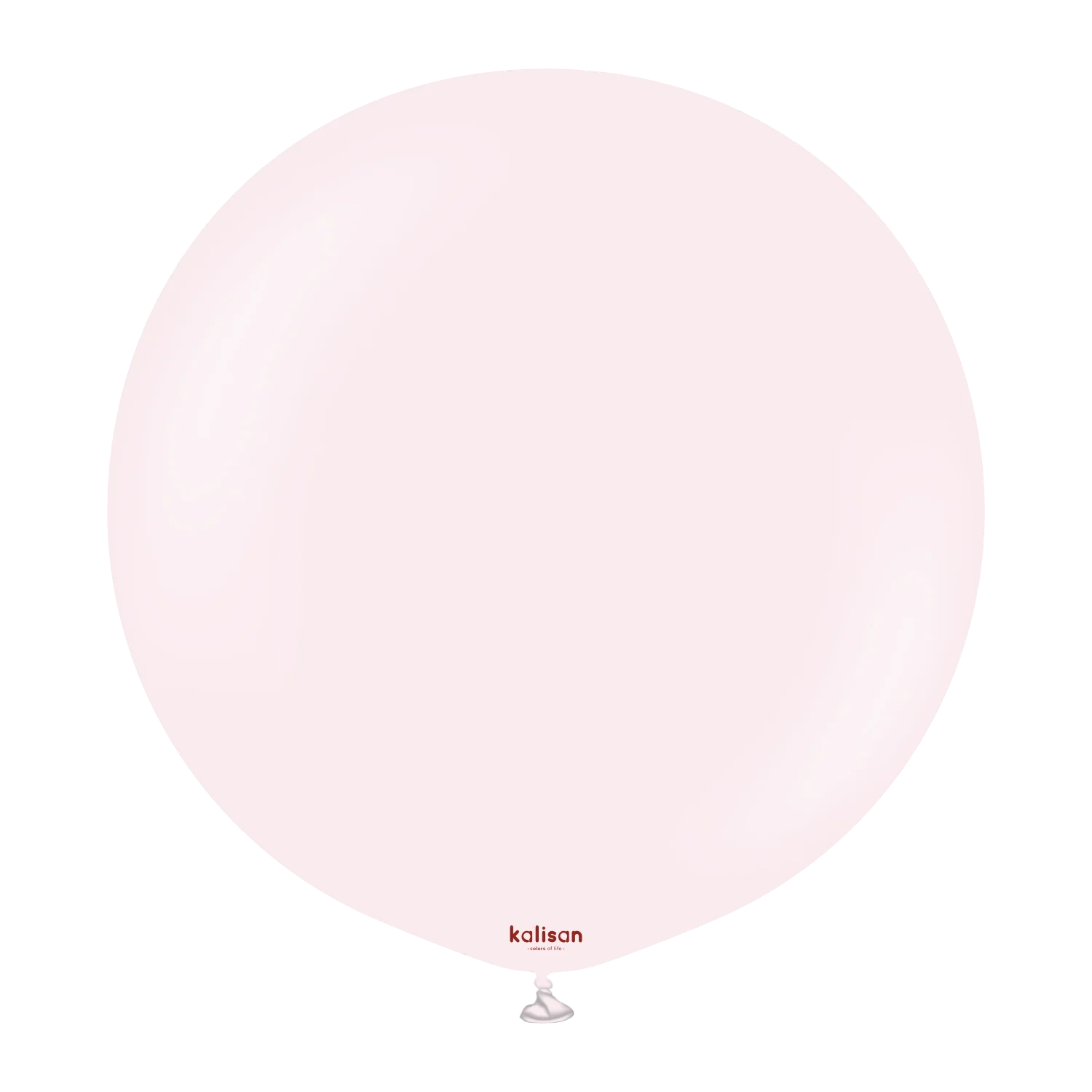 24" Kalisan Latex Balloons Standard Macaron Pale Pink (5 Per Bag)