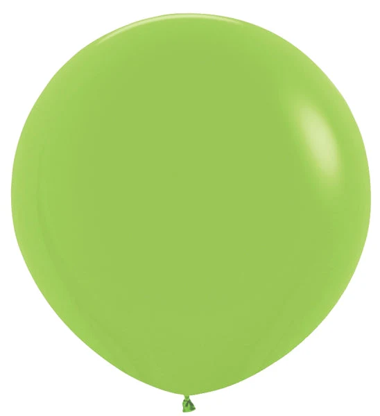 24" Sempertex/Betallatex Latex Balloons (3 Per Bag) Deluxe Key Lime Green