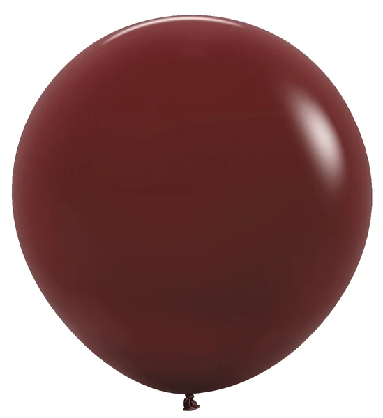 24" Sempertex/Betallatex Latex Balloons (3 Per Bag) Deluxe Merlot