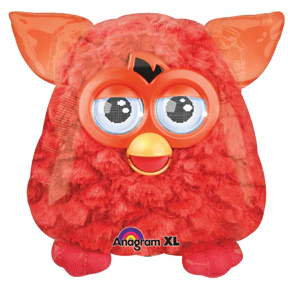 25" Red Furby Jumbo Mylar Balloon