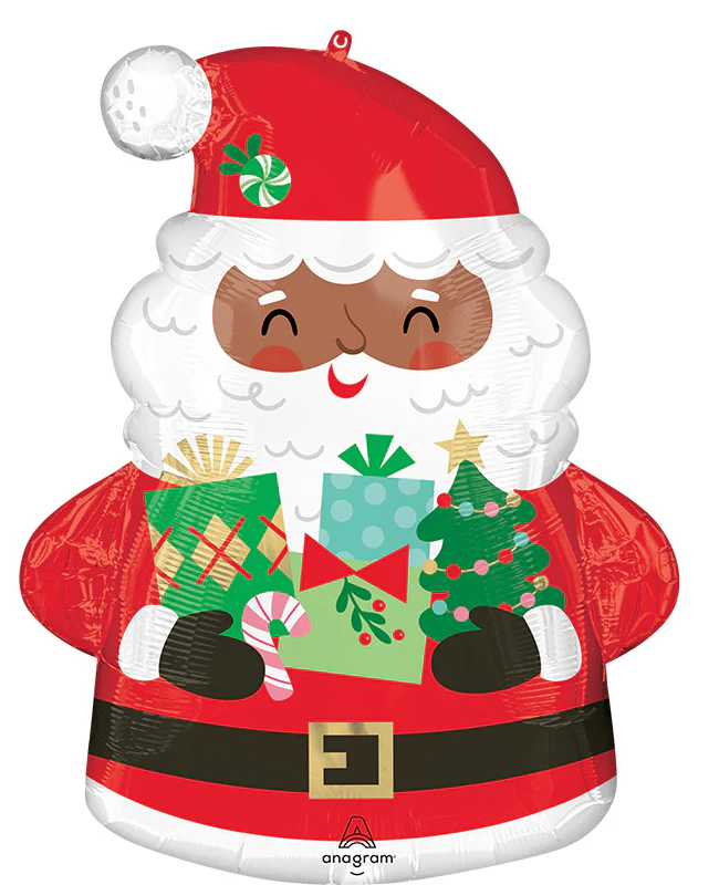 25" SuperShape Jolly Old Santa Claus Foil Balloon