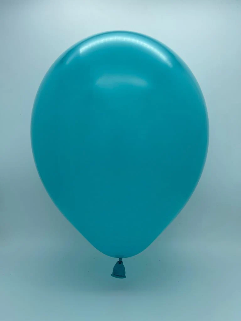 26" Deco Tiffany Blue Decomex Latex Balloons (10 Per Bag) - Image 2