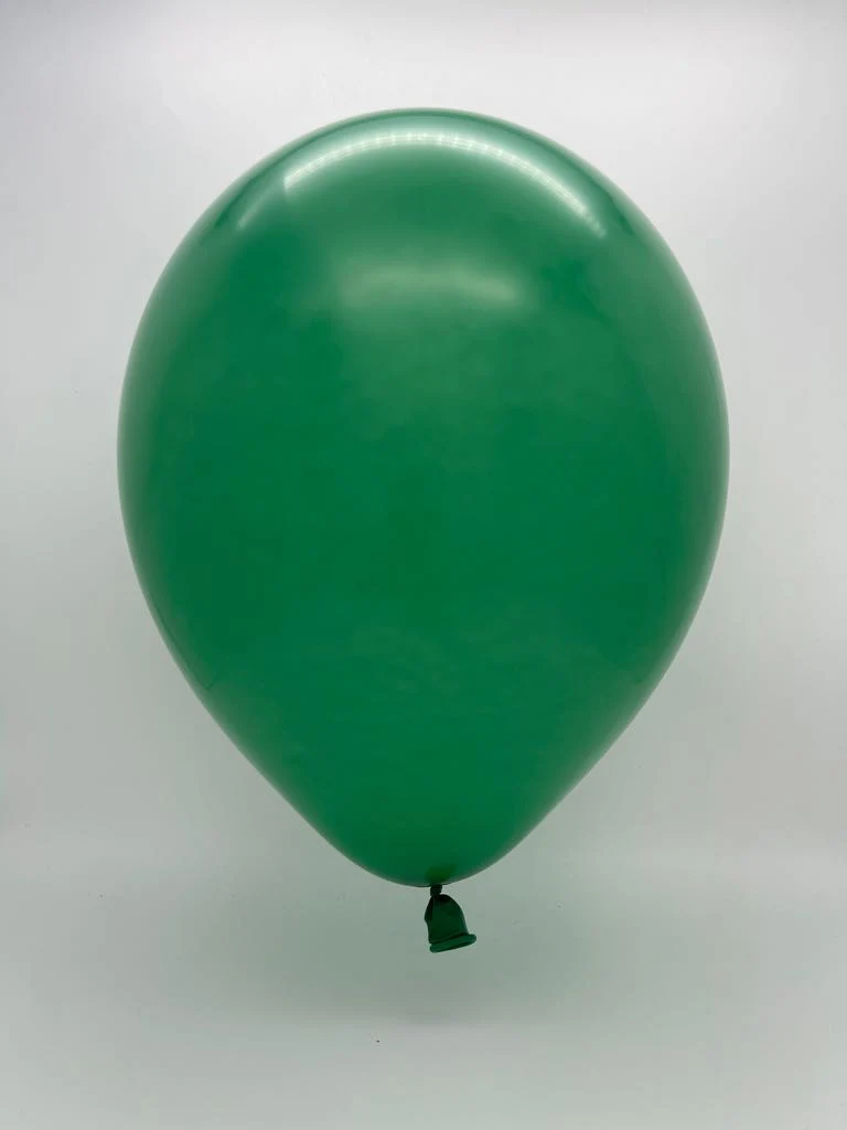 26" Standard Forest Green Decomex Latex Balloons (10 Per Bag) - Image 2