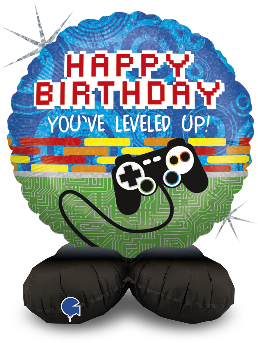 16" The Standups (Airfill Only) - Game Controller Birthday Foil Balloon
