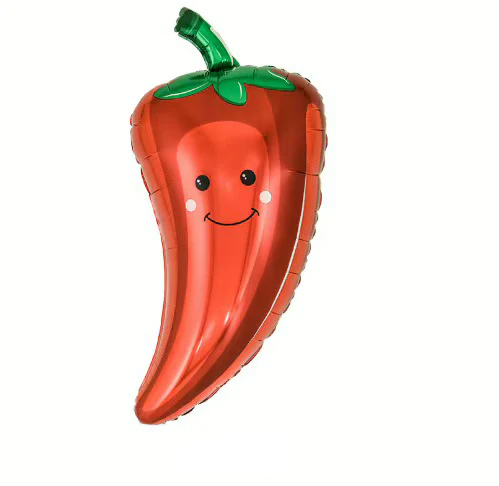 26" Cute Pepper Vegetable/Fruit Foil Balloon