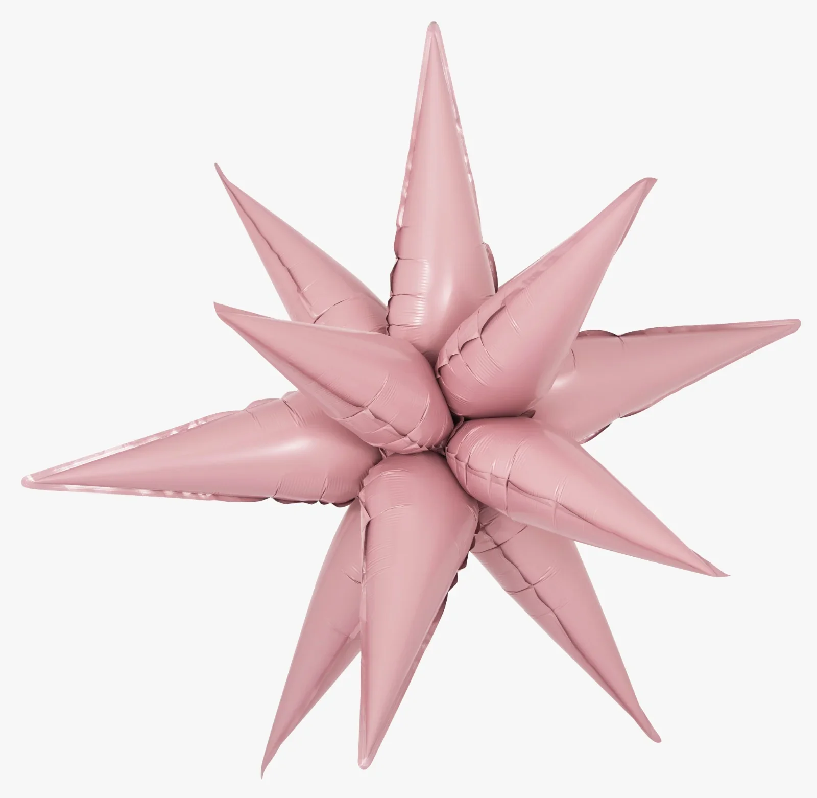 26" Airfill Decor Only Decochamp Brand Starburst Baby Pink Foil (12 Piece Kit) Balloon