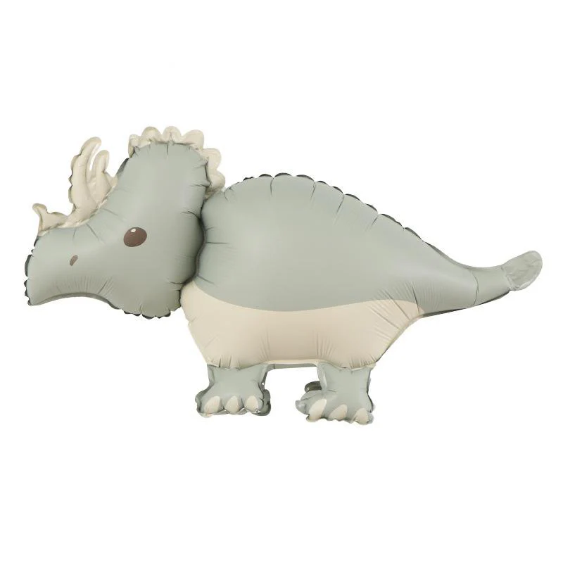 26" Matte Triceratops Foil Balloon