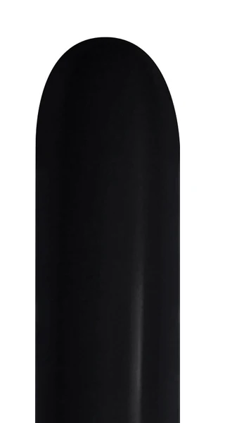 260 Nozzle Up Twisting/Modelling Latex Balloons (50 Per Bag) Deluxe Black Sempertex/Betallatex