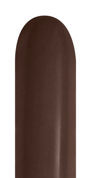 260 Nozzle Up Twisting/Modelling Latex Balloons (50 Per Bag) Deluxe Chocolate Sempertex/Betallatex