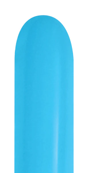 260 Nozzle Up Twisting/Modelling Latex Balloons (50 Per Bag) Fashion Blue Sempertex/Betallatex
