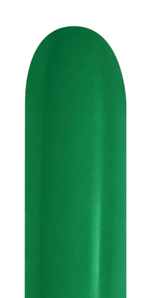 260 Nozzle Up Twisting/Modelling Latex Balloons (50 Per Bag) Fashion Forest Green Sempertex/Betallatex