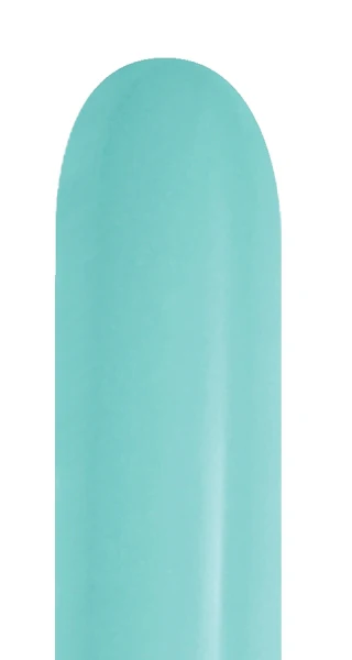 260 Nozzle Up Twisting/Modelling Latex Balloons (50 Per Bag) Fashion Robin's Egg Blue Sempertex/Betallatex
