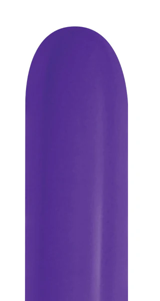 260 Nozzle Up Twisting/Modelling Latex Balloons (50 Per Bag) Fashion Violet Sempertex/Betallatex