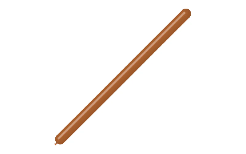 260BN Balloonia Brand Professional Line Twisting/Modelling Latex Balloons Standard Brown (50 Per Bag) - Image 3