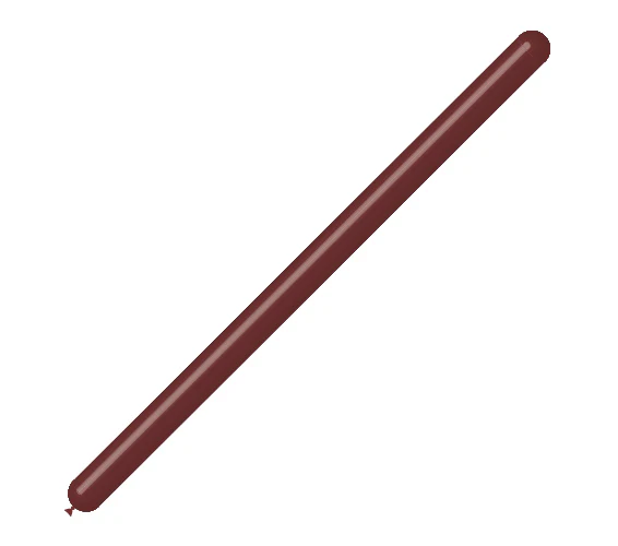 260BN Balloonia Brand Professional Line Twisting/Modelling Latex Balloons Standard Chocolate (50 Per Bag)