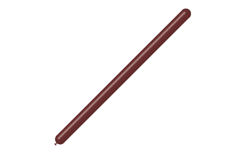 260BN Balloonia Brand Professional Line Twisting/Modelling Latex Balloons Standard Chocolate (50 Per Bag) - Image 3
