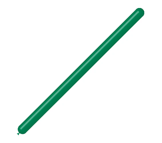 260BN Balloonia Brand Professional Line Twisting/Modelling Latex Balloons Standard Forest Green (50 Per Bag)