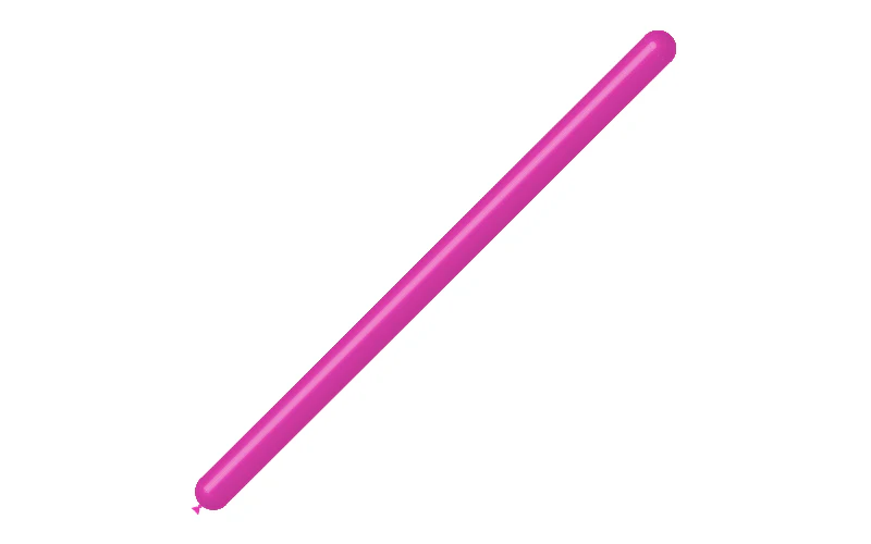 260BN Balloonia Brand Professional Line Twisting/Modelling Latex Balloons Standard Fuchsia (50 Per Bag) - Image 3