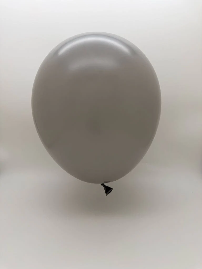 260BN Balloonia Brand Professional Line Twisting/Modelling Latex Balloons Standard Grey (50 Per Bag) - Image 2