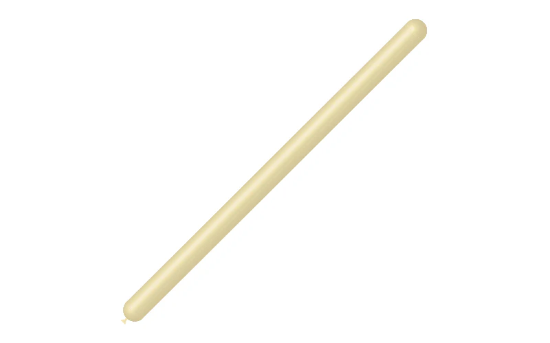 260BN Balloonia Brand Professional Line Twisting/Modelling Latex Balloons Standard Ivory (50 Per Bag) - Image 3