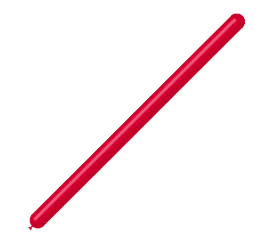 260BN Balloonia Brand Professional Line Twisting/Modelling Latex Balloons Standard Red (50 Per Bag)