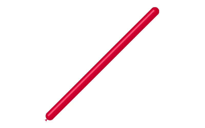 260BN Balloonia Brand Professional Line Twisting/Modelling Latex Balloons Standard Red (50 Per Bag) - Image 3