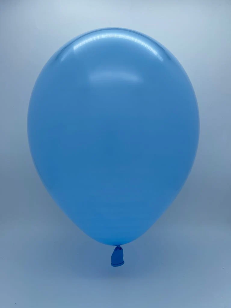 260D Deco Baby Blue Decomex Twisting Modelling Latex Balloons (100 Per Bag) - Image 2
