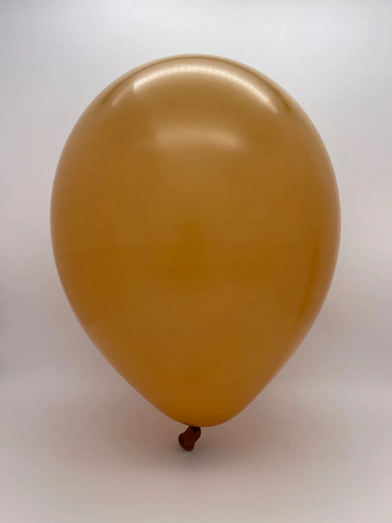 260D Deco Mocha Brown Decomex Twisting Modelling Latex Balloons (100 Per Bag) - Image 2