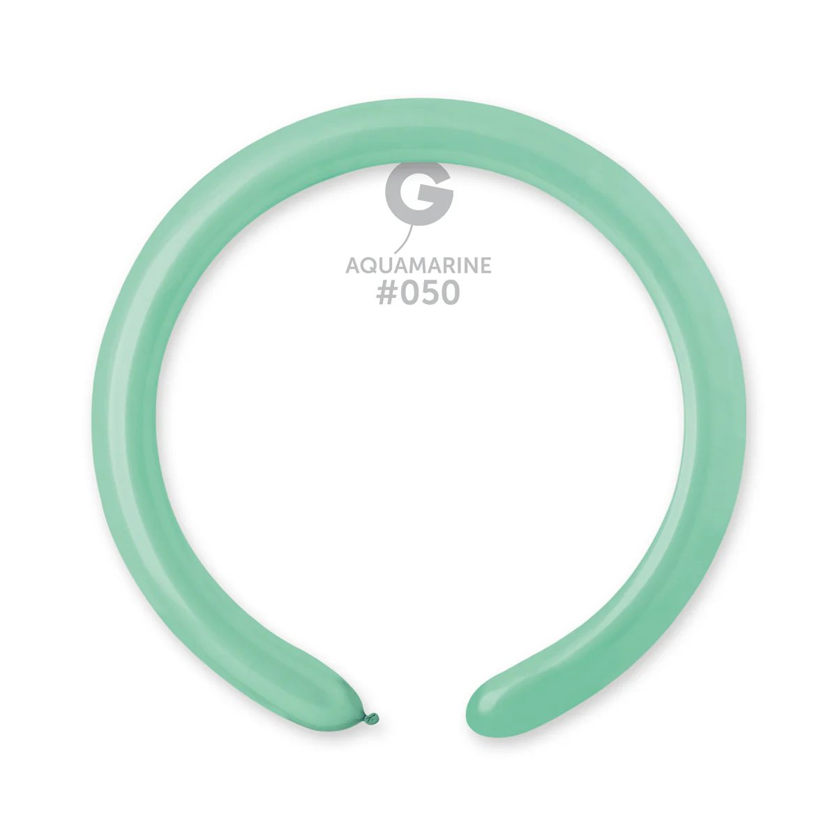 260G Gemar Latex Balloons (Bag of 50) Modelling/Twisting Aquamarine