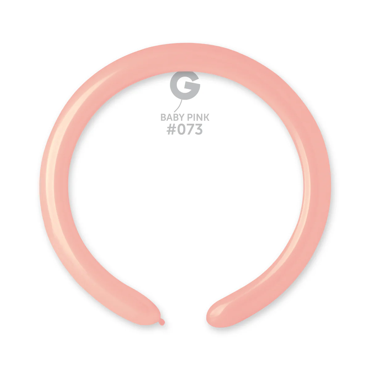 260G Gemar Latex Balloons (Bag of 50) Modelling/Twisting Baby Pink
