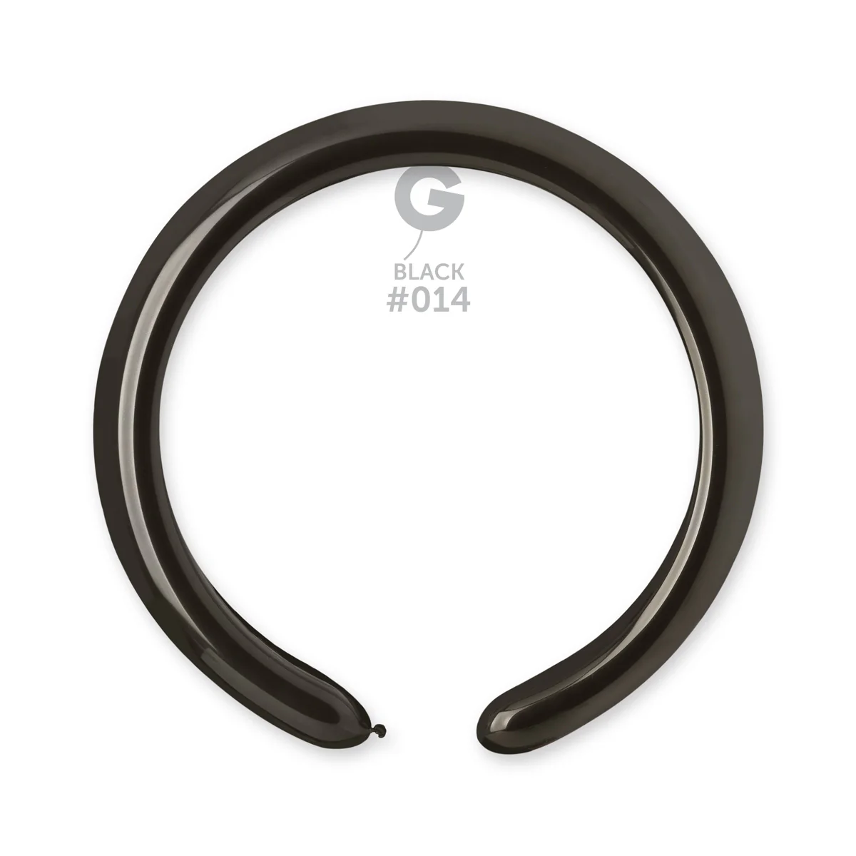 260G Gemar Latex Balloons (Bag of 50) Modelling/Twisting Black
