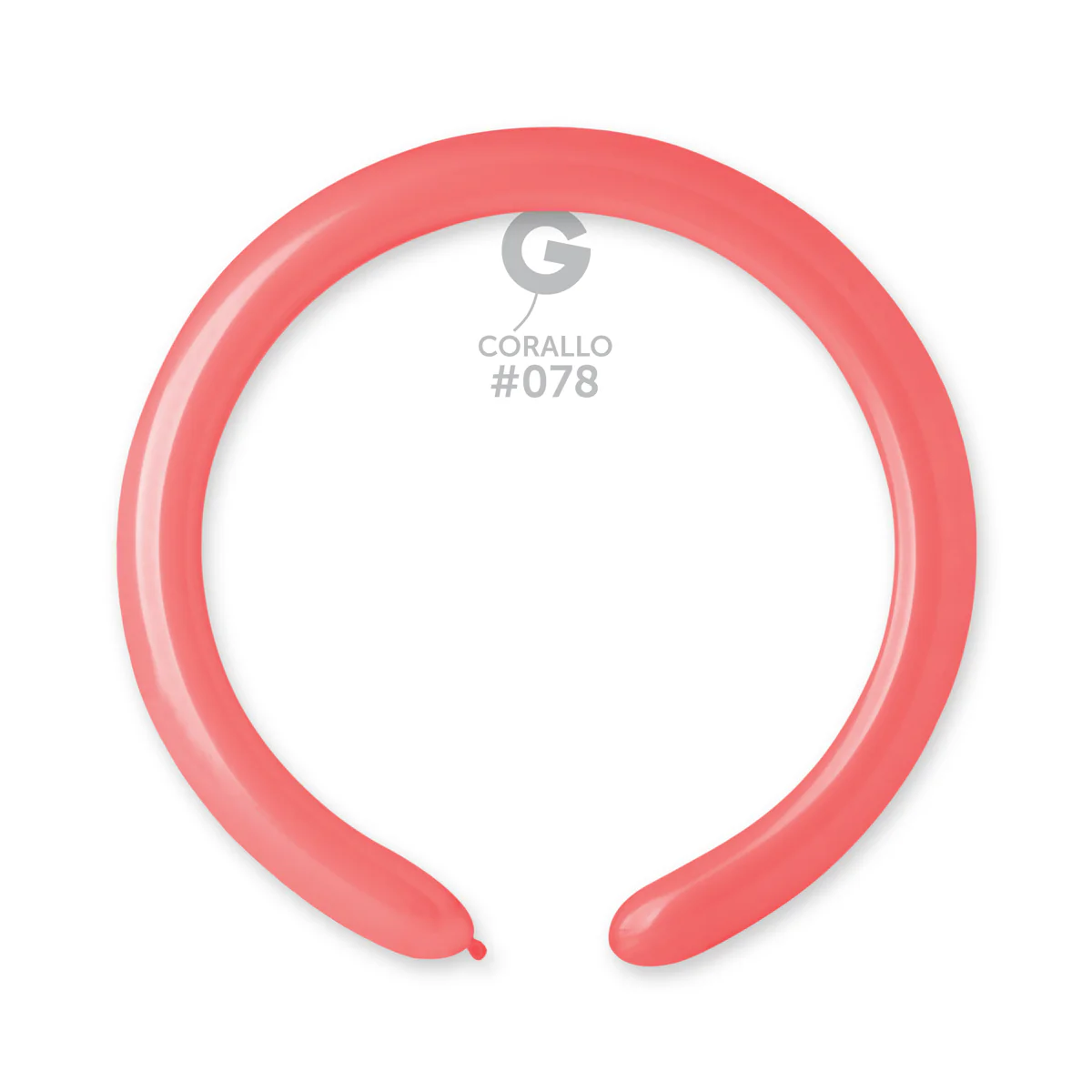 260G Gemar Latex Balloons (Bag of 50) Modelling/Twisting Corallo
