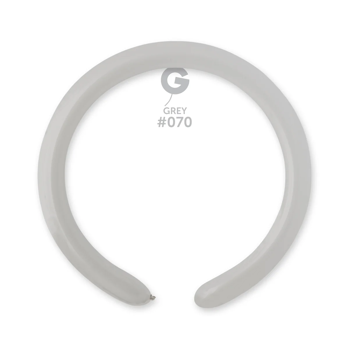 260G Gemar Latex Balloons (Bag of 50) Modelling/Twisting Grey