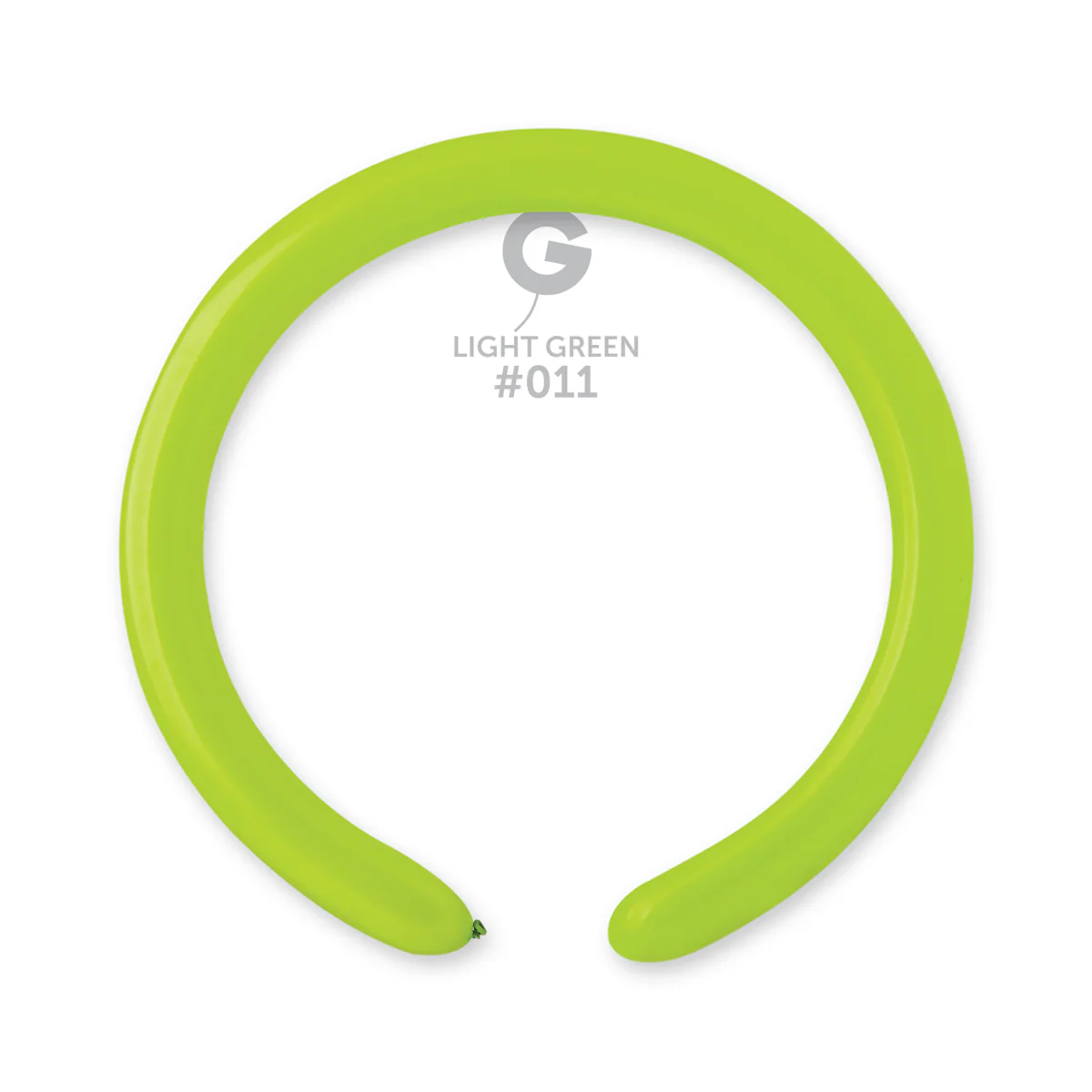 260G Gemar Latex Balloons (Bag of 50) Modelling/Twisting Light Green