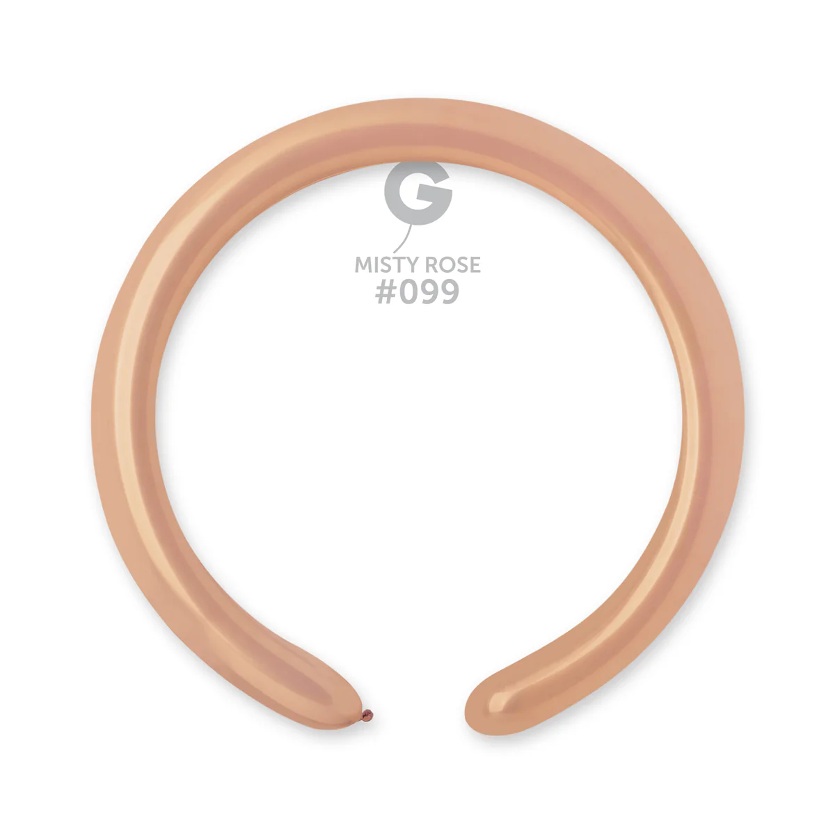 260G Gemar Latex Balloons (Bag of 50) Modelling/Twisting Misty Rose